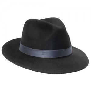 Шляпа федора BAILEY 71615BH BUSKEN, размер 59. Цвет: черный