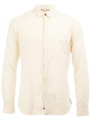 Рубашка с потайной застежкой Dnl. Цвет: белый