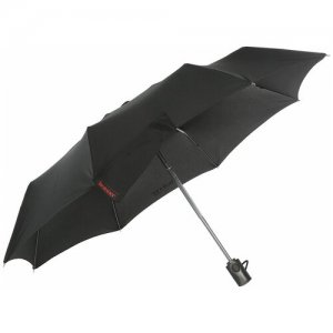 Суперпрочный мужской зонт 09379 (полный автомат) 97 см Isotoner. Цвет: черный