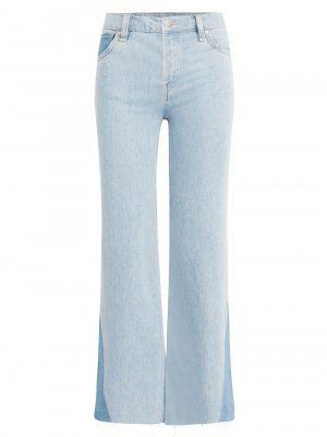 Широкие укороченные джинсы Rose с высокой посадкой , синий Hudson Jeans