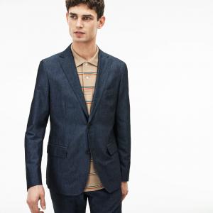 Верхняя одежда Мужской пиджак Lacoste. Цвет: синий