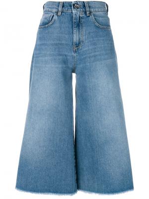 Укороченные джинсы Pinko. Цвет: синий