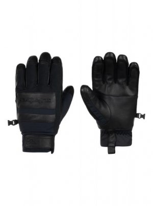 Сноубордические перчатки Squad Glove QUIKSILVER. Цвет: true black