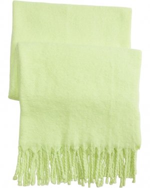Шарф Textured Solid with Contrasting Fringe Scarf, цвет Limelight Madewell