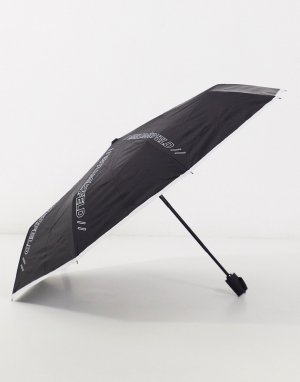 Черный зонт с логотипом -Черный цвет Karl Lagerfeld