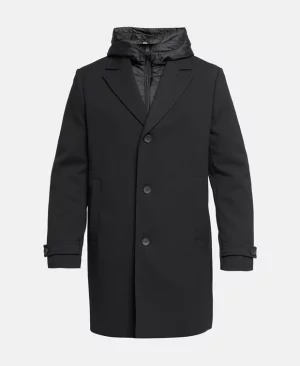 Двухслойное пальто, черный Cinque