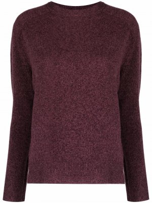 Шерстяной свитер с длинными рукавами Aspesi. Цвет: фиолетовый