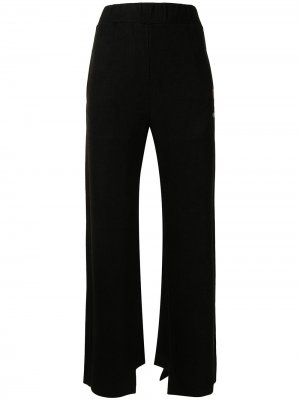 Расклешенные брюки с эластичным поясом Maison Mihara Yasuhiro. Цвет: черный