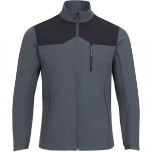 Куртка Mens hiking coat Plain, размер 2XL, серый, черный TOREAD. Цвет: серый/черный