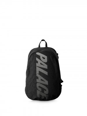 Рюкзак с логотипом Palace. Цвет: черный