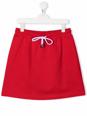 TEEN drawstring-waist cotton skirt Gaelle Paris Kids. Цвет: красный