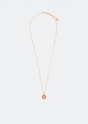 Ожерелье La Medusa necklace, розовый Versace