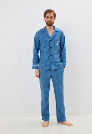 Пижама Новое Кимоно. Цвет: голубой