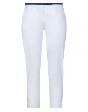 Укороченные брюки HANITA. Цвет: белый