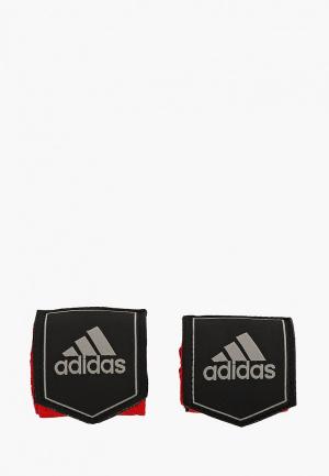 Бинты боксерские 2 шт. adidas Combat Boxing Crepe Bandage New Aiba Rules. Цвет: красный
