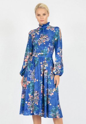 Платье Marichuell SLAY. Цвет: синий