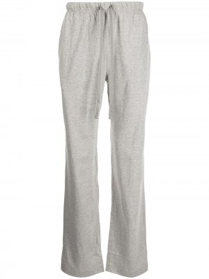 Пижамные брюки с вышитым логотипом Polo Ralph Lauren. Цвет: серый