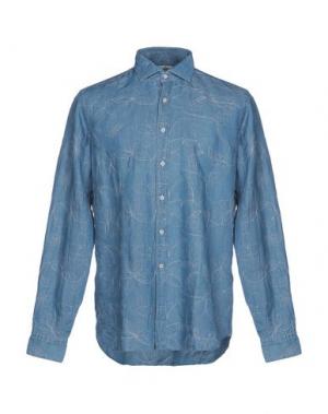 Джинсовая рубашка ALEA. Цвет: синий