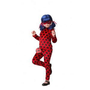 Карнавальный костюм «Леди Баг», блуза, брюки, р. 32, рост 128 см Батик. Цвет: красный