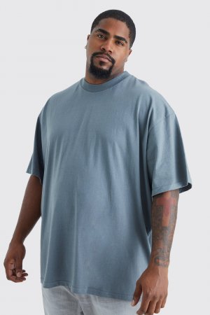 Оверсайзная футболка из тяжелого веса , сланцевый Boohoo