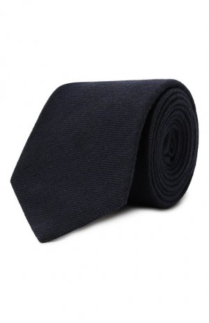 Шерстяной галстук Luigi Borrelli. Цвет: синий