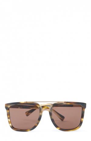 Очки с футляром Dolce&Gabbana. Цвет: коричневый