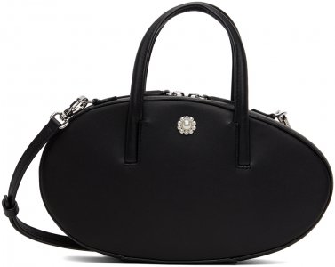 Черная сумка-футляр с яйцом Simone Rocha