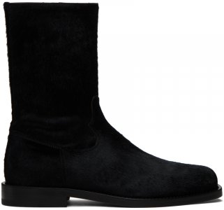 Черные ботинки на молнии Dries Van Noten