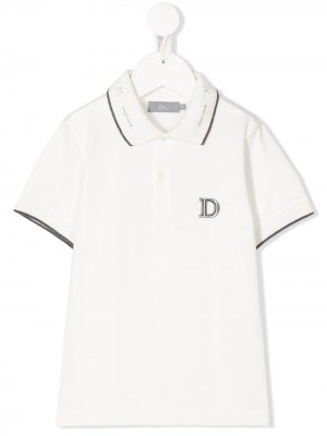 Рубашка поло с принтом Daily Dior Baby. Цвет: белый