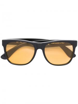 Классические солнцезащитные очки в квадратной оправе Retrosuperfuture. Цвет: черный