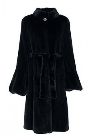 Пальто меховое норка MALA MATI. Цвет: черный