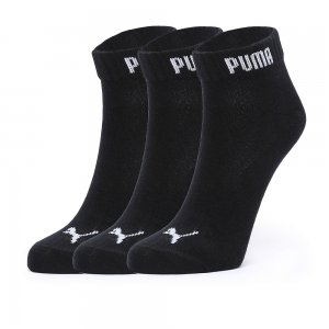 Короткие носки Quarter 3 Pack PUMA. Цвет: черный