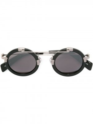 Солнцезащитные очки Yohji Yamamoto. Цвет: черный