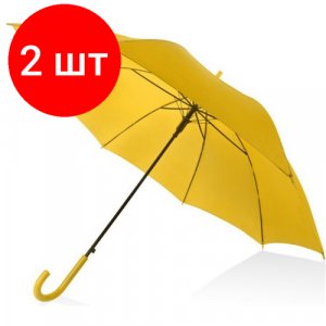 Зонт-трость , желтый Oasis. Цвет: желтый