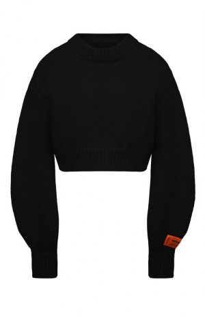 Шерстяной свитер Heron Preston. Цвет: чёрный