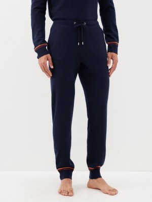 Пижамные брюки из мериносовой ткани с полосками artist , синий Paul Smith