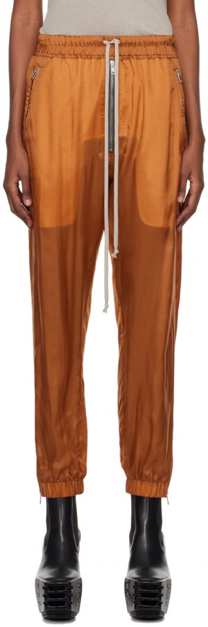 Оранжевые спортивные брюки для отдыха Rick Owens