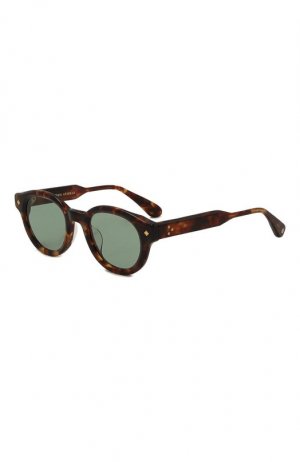 Солнцезащитные очки Lunetterie Generale. Цвет: коричневый