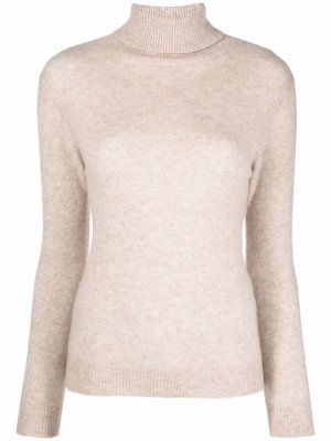 Cashmere-silk roll-neck jumper Liska. Цвет: бежевый