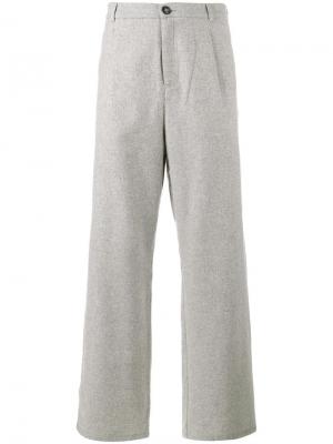 Широкие брюки Lot78. Цвет: серый