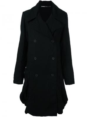 Двубортное пальто Rundholz. Цвет: чёрный