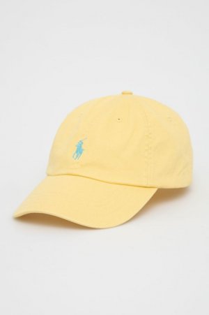 Хлопковая шляпа 710667709043 , желтый Polo Ralph Lauren