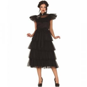 Черное готическое платье (18186) 42-44 Fiestas Guirca. Цвет: черный