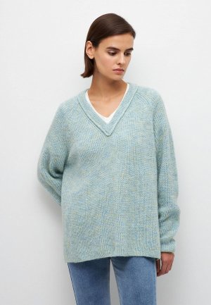 Пуловер Sela. Цвет: бирюзовый
