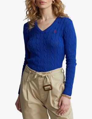 Джемпер Kimberly с длинными рукавами Ralph Lauren, синий Polo Lauren