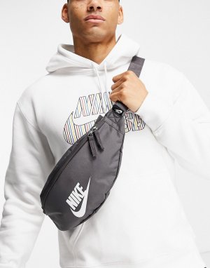 Темно-серая сумка-кошелек на пояс Heritage-Серый Nike