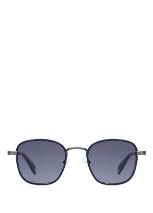 Hoffman 6788 acetate 3 прямоугольные женские солнцезащитные очки серебристого и синего цвета Gigi Studios