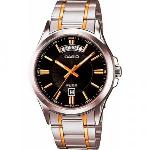 Наручные часы Collection MTP-1381G-1A, черный CASIO. Цвет: черный