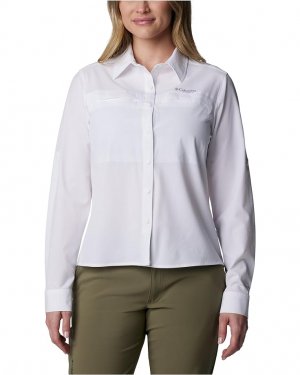 Рубашка Summit Valley Woven Long Sleeve Shirt, белый Columbia