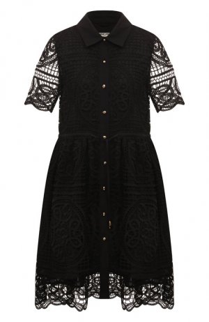 Кружевное платье Max&Moi. Цвет: чёрный